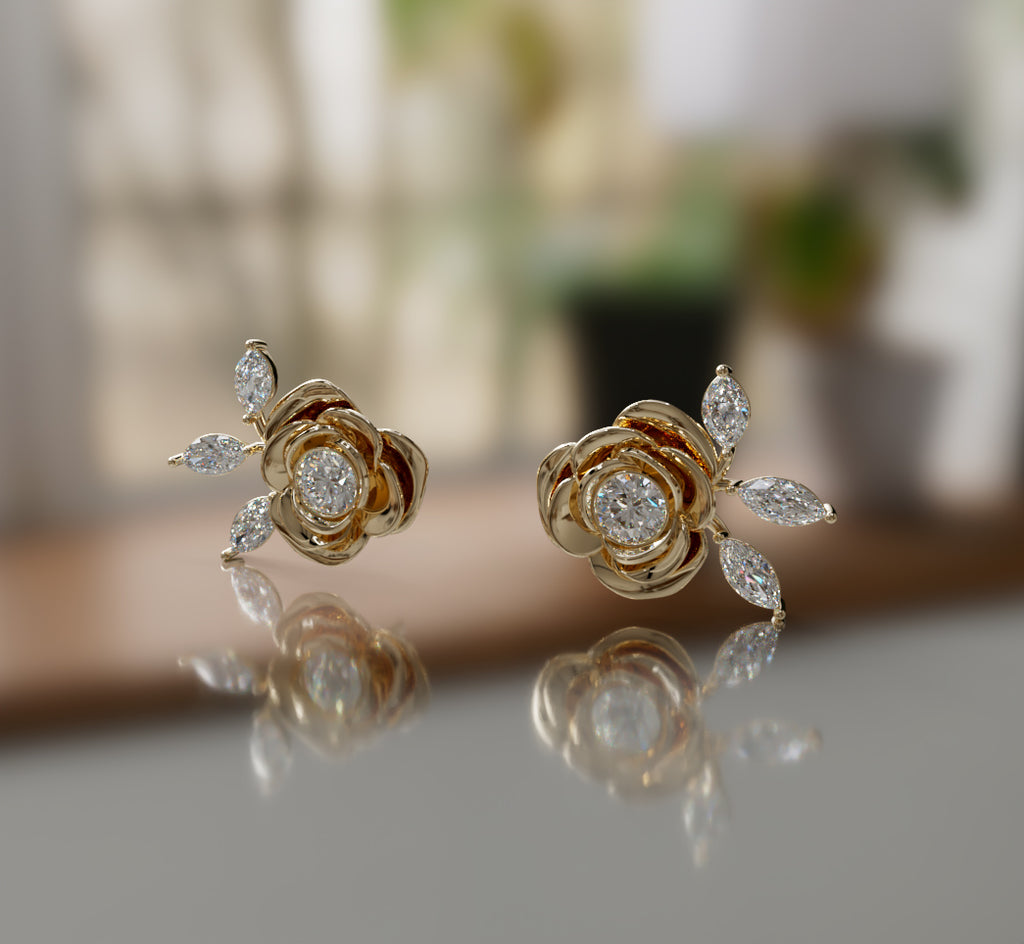 Rose earrings  image 11