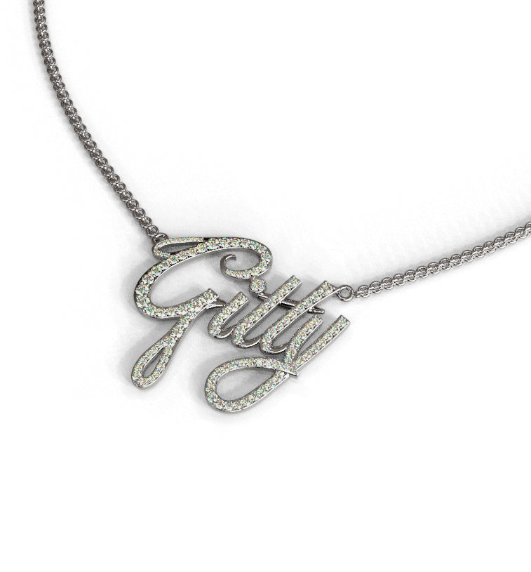 Your Name Diamond Pendant image 1