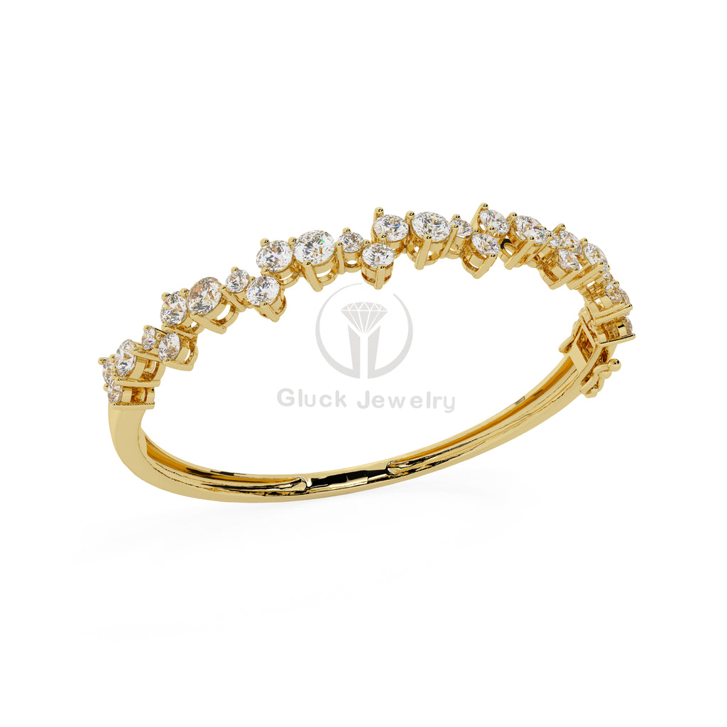 Elegant and Simple Diamond Bangle image 0