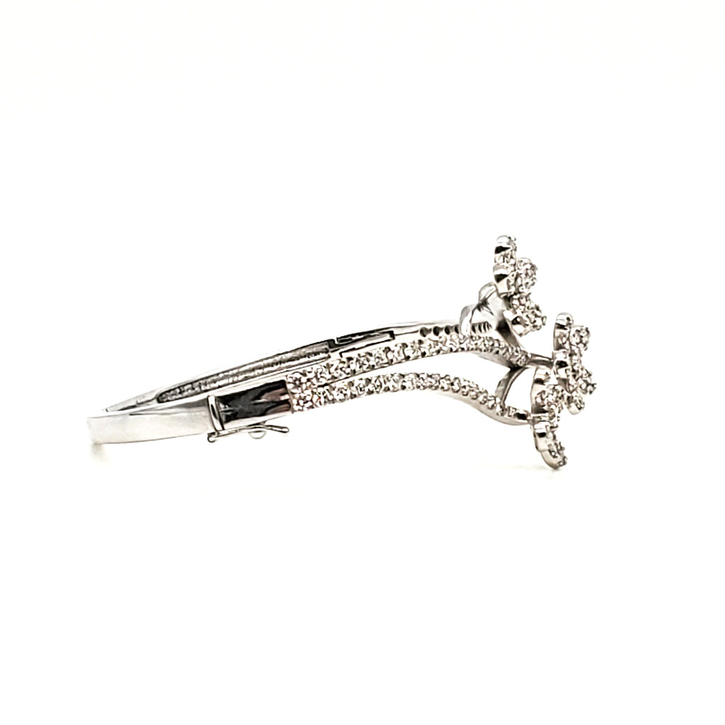 Flower Diamond Bangle image 2