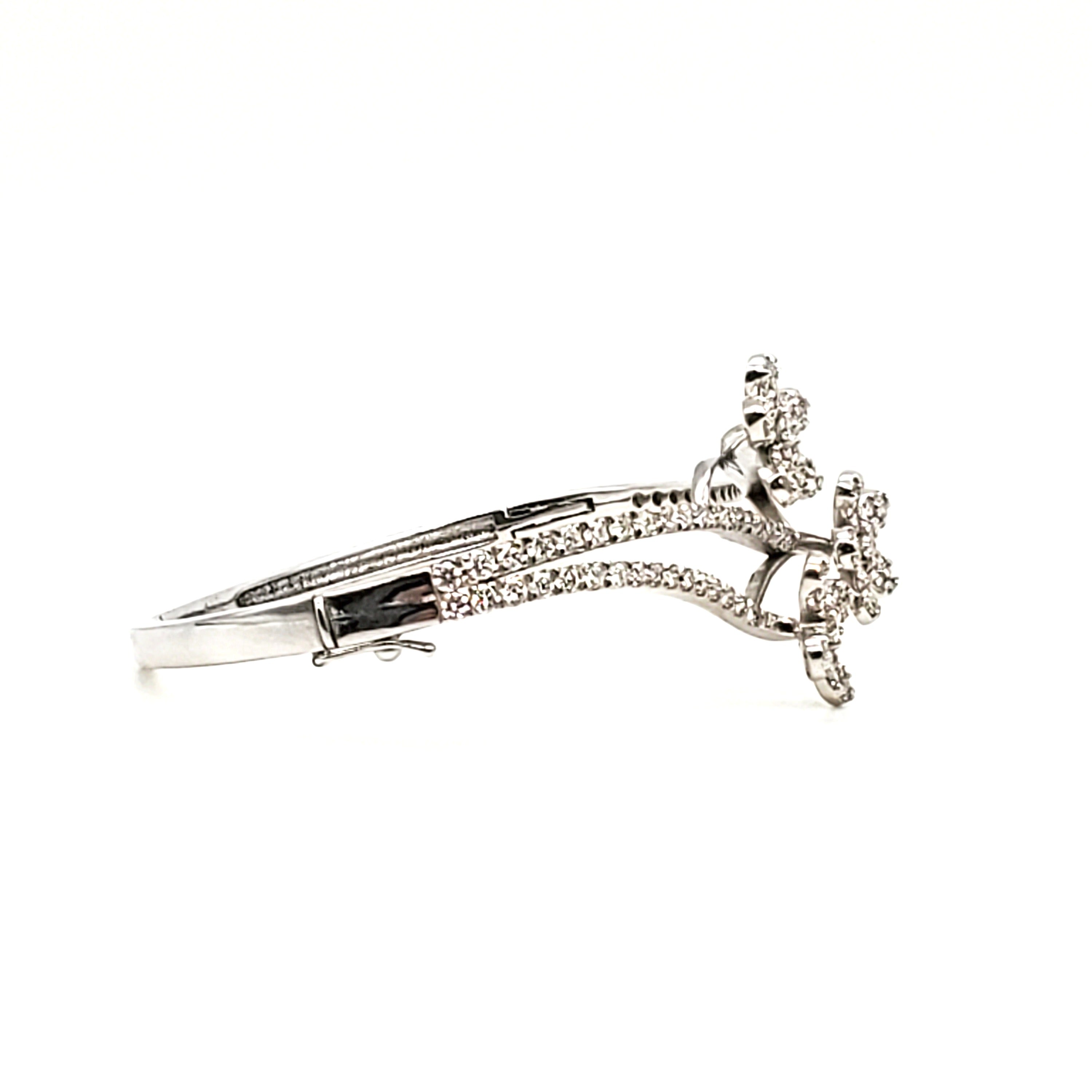 Flower Diamond Bangle image 2