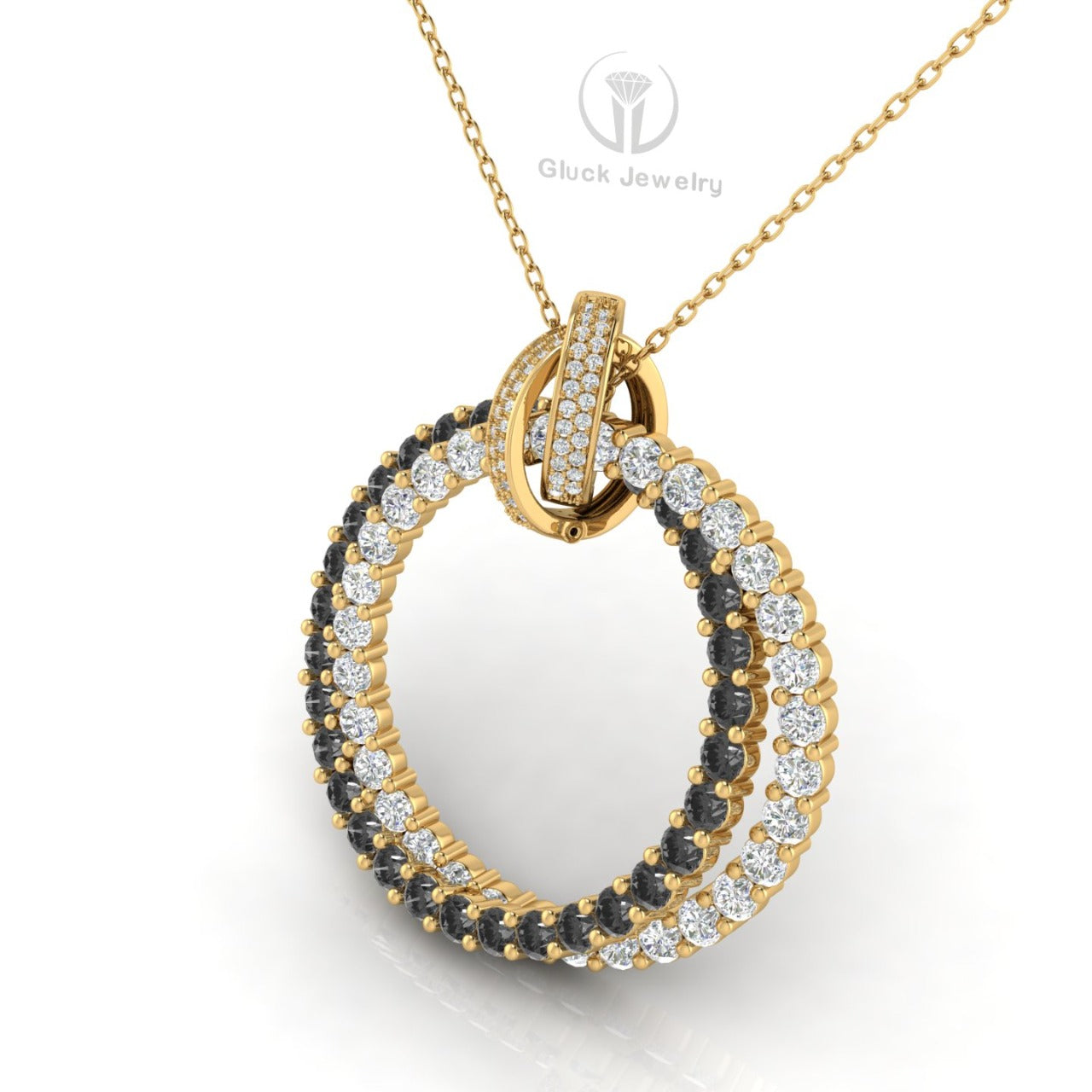 Double Circle Fancy Pendant image 5