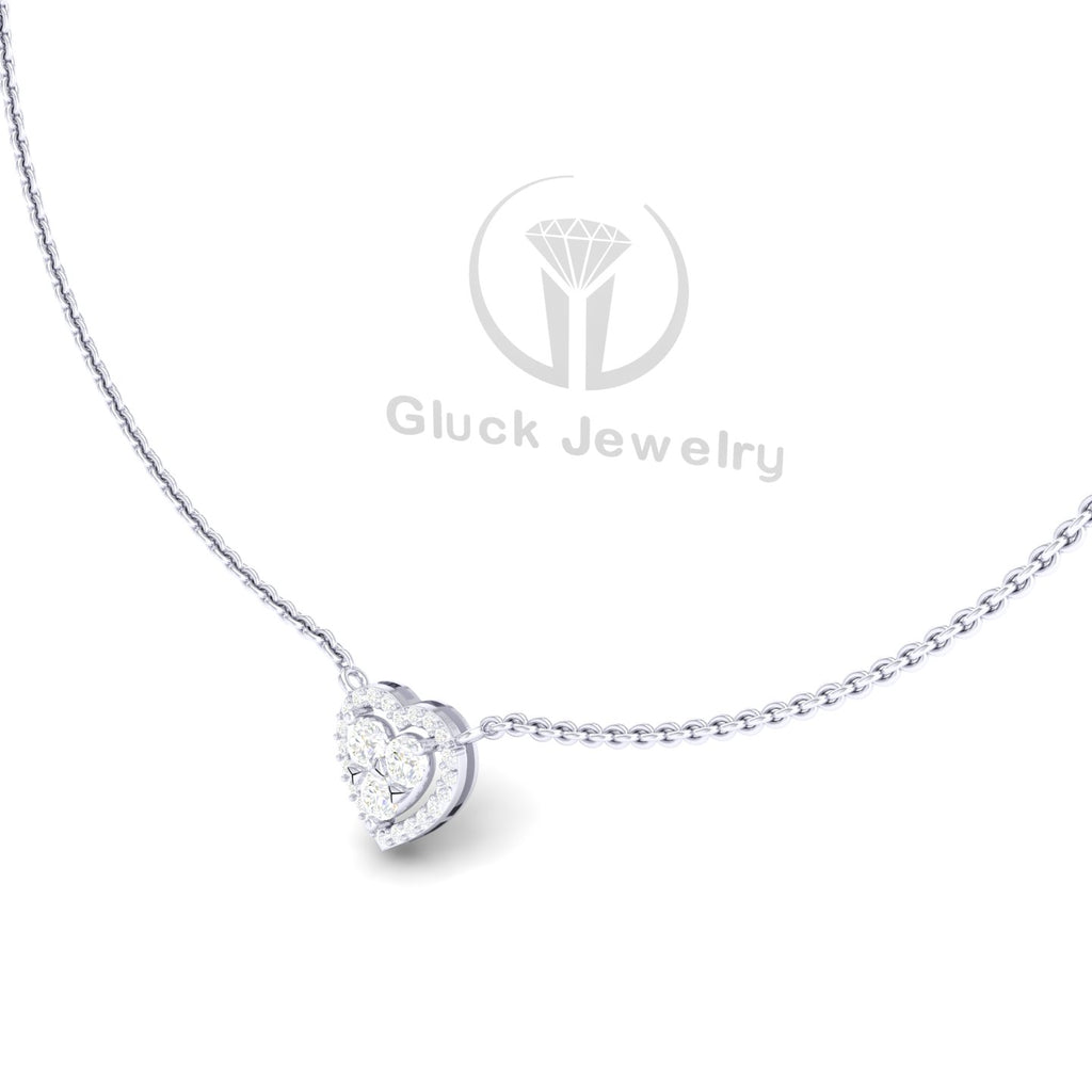 Halo Heart Pendant image 6