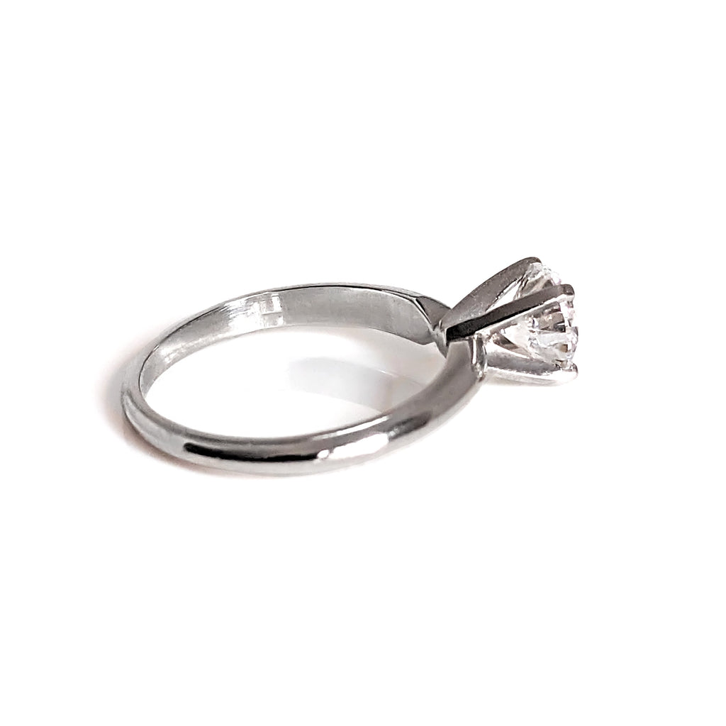 Four Prong Solitaire Engagement Ring image 0