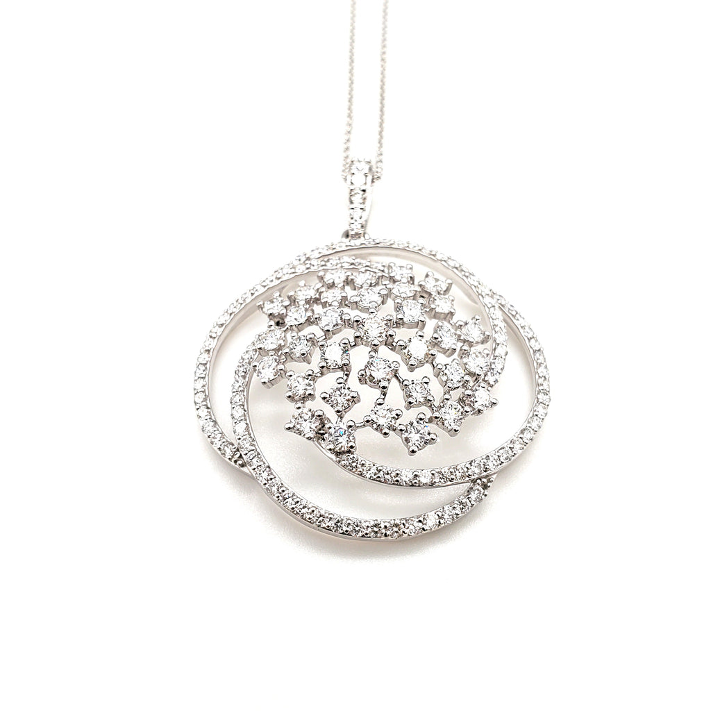 Cluster Diamond Pendant image 0