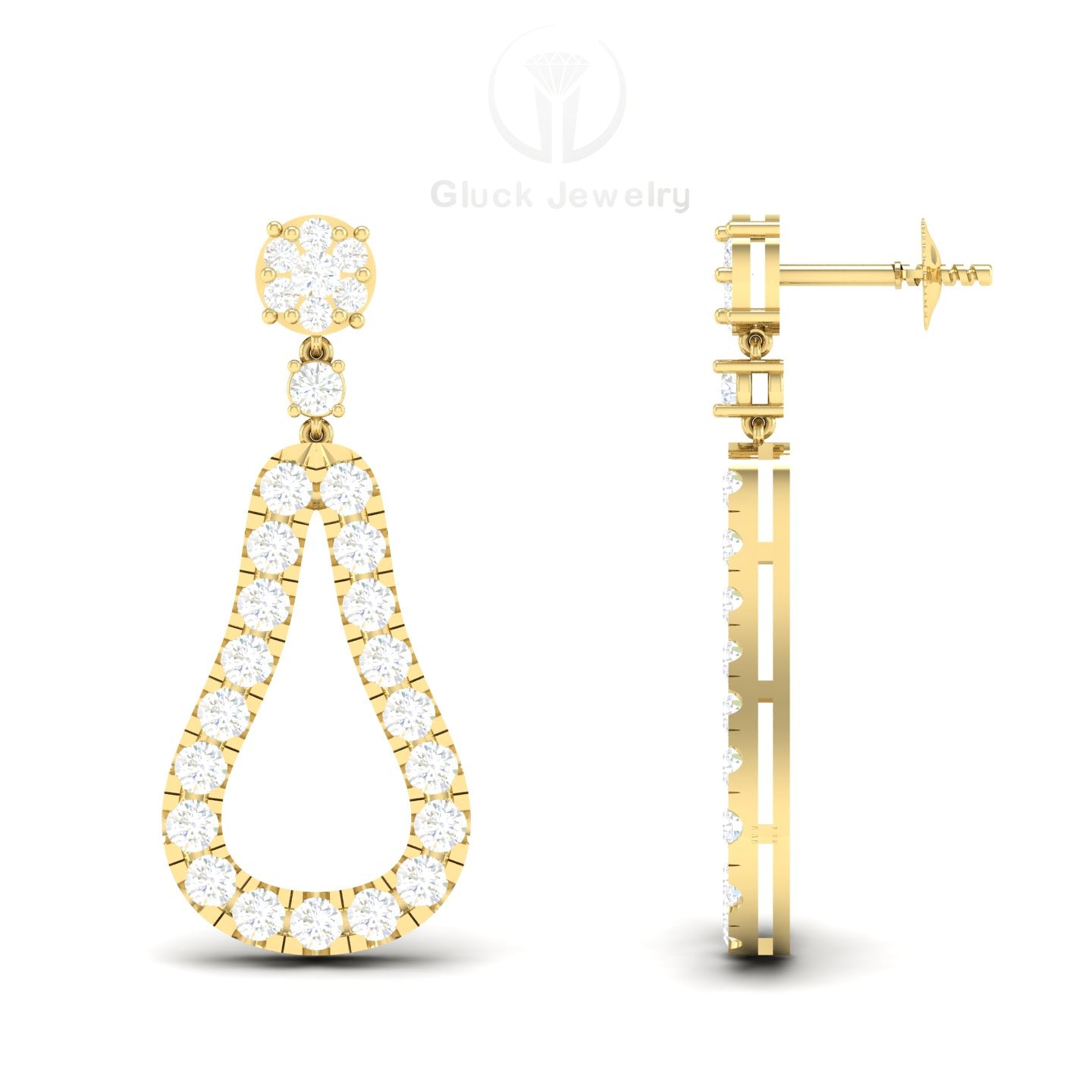 Pear Shape Dangle Earring image 6