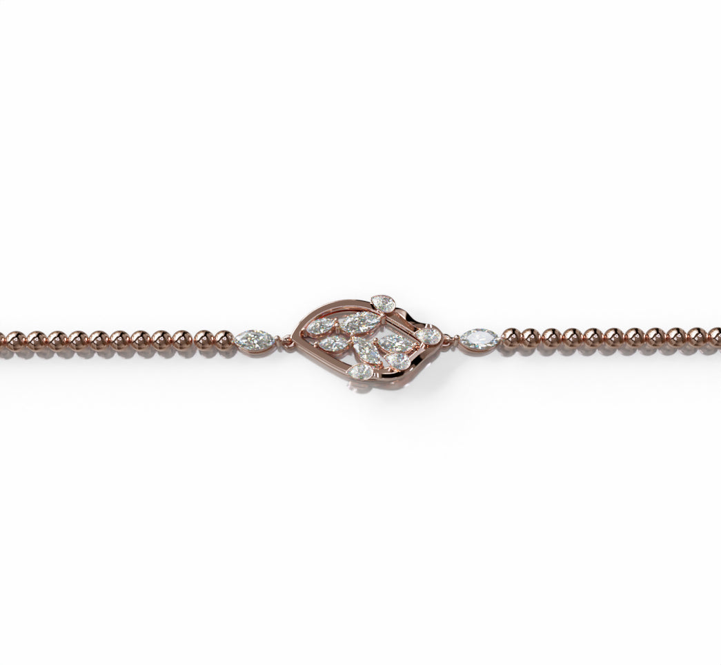 Fancy Diamond Chain Bracelet image 3