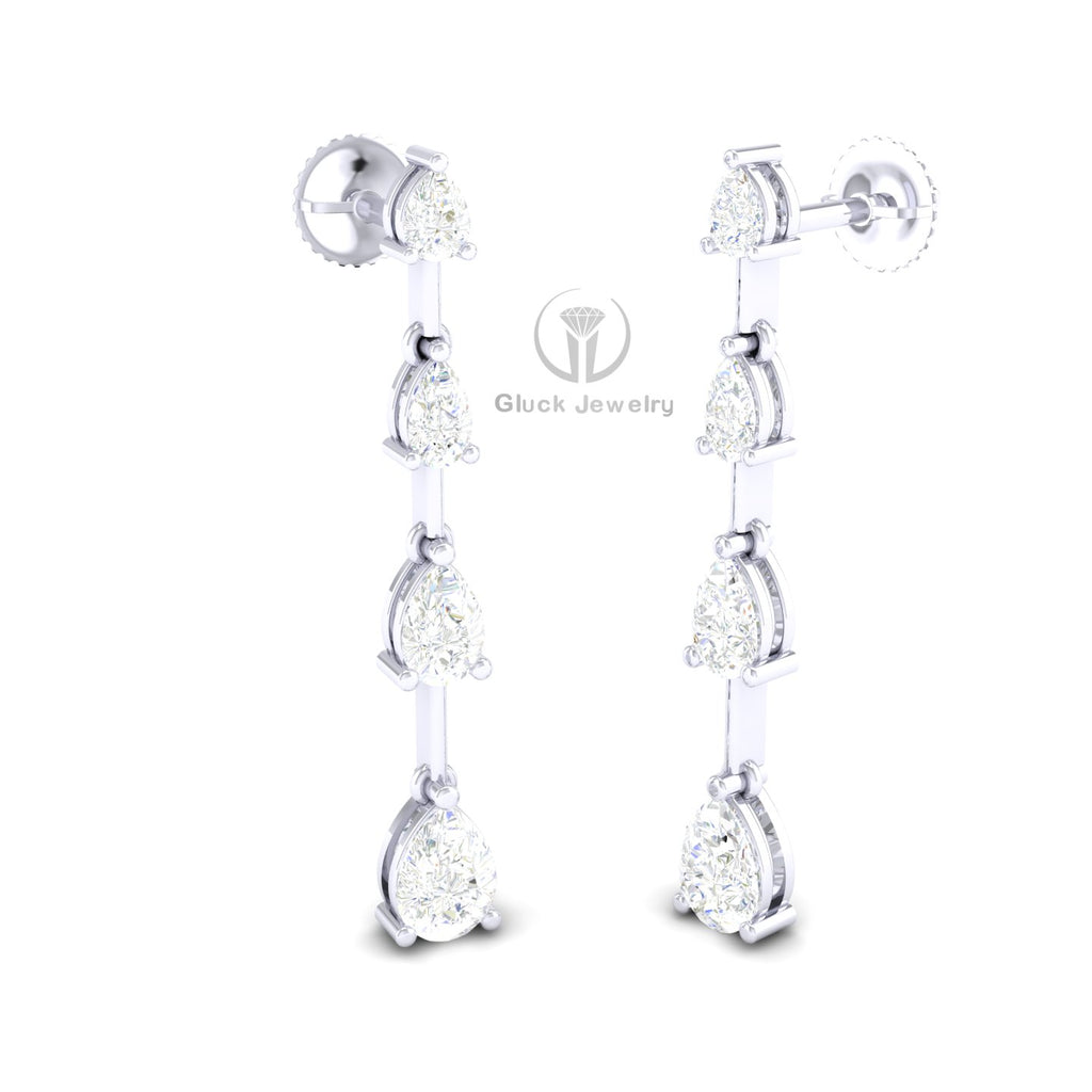 Pear Shape Drop Earring image 3
