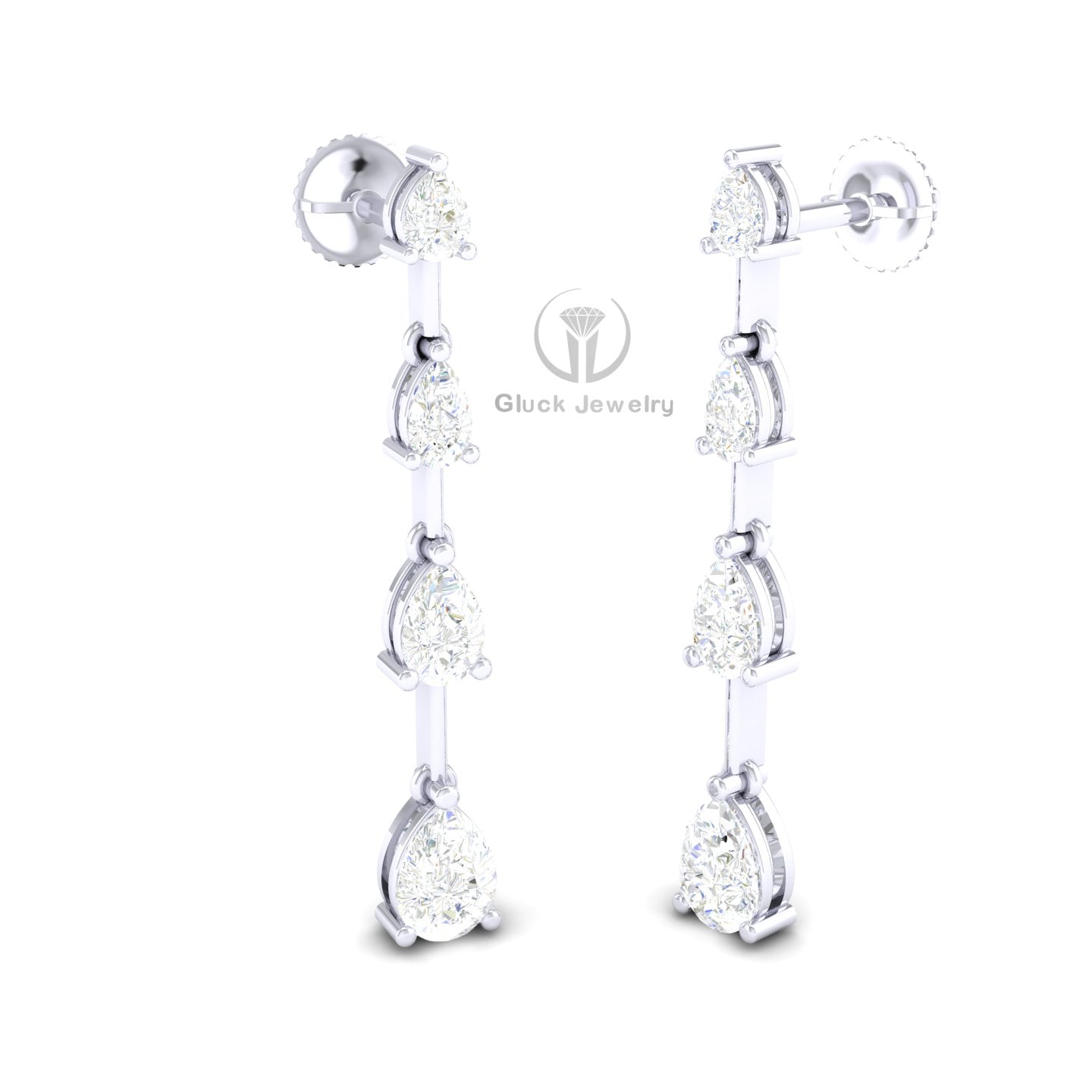 Pear Shape Drop Earring image 3