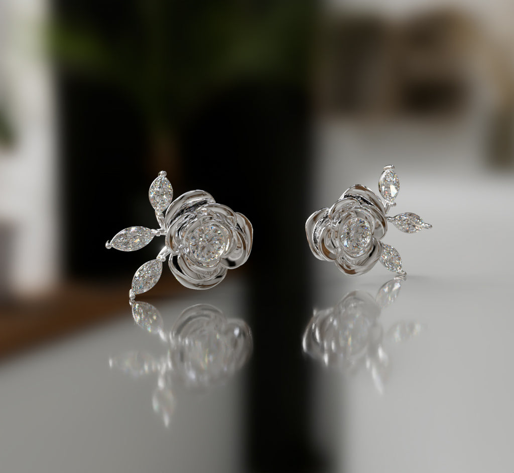 Rose earrings  image 12