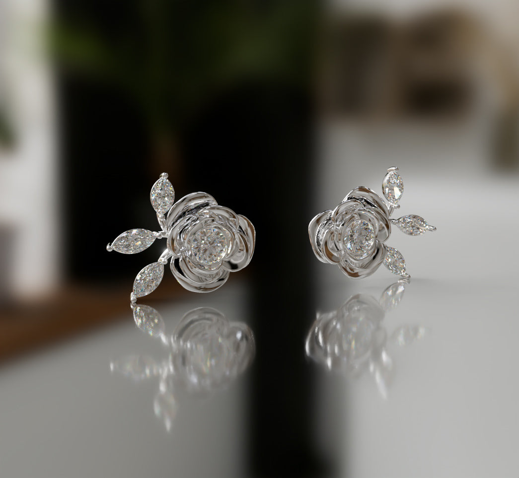 Rose earrings  image 12