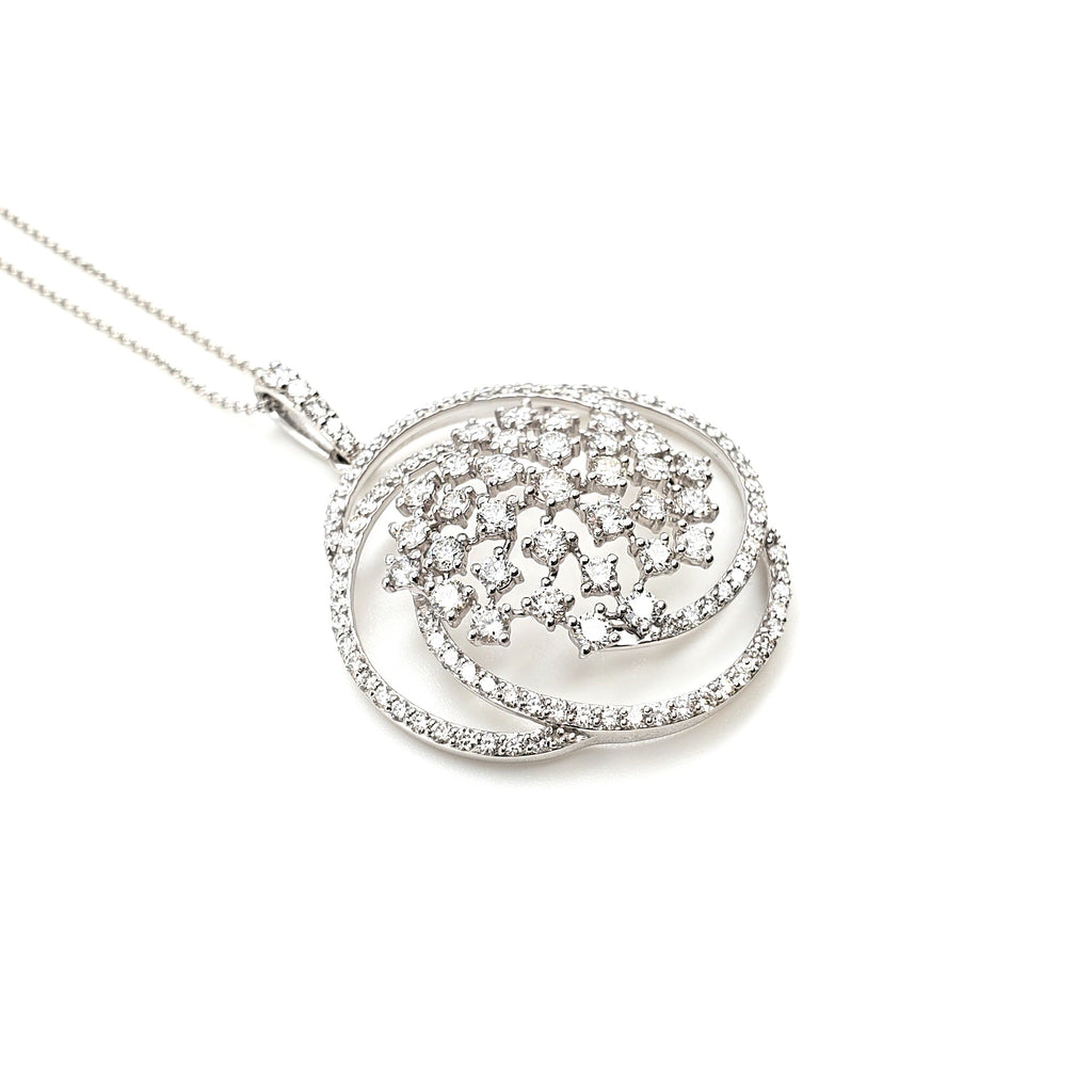 Cluster Diamond Pendant image 2