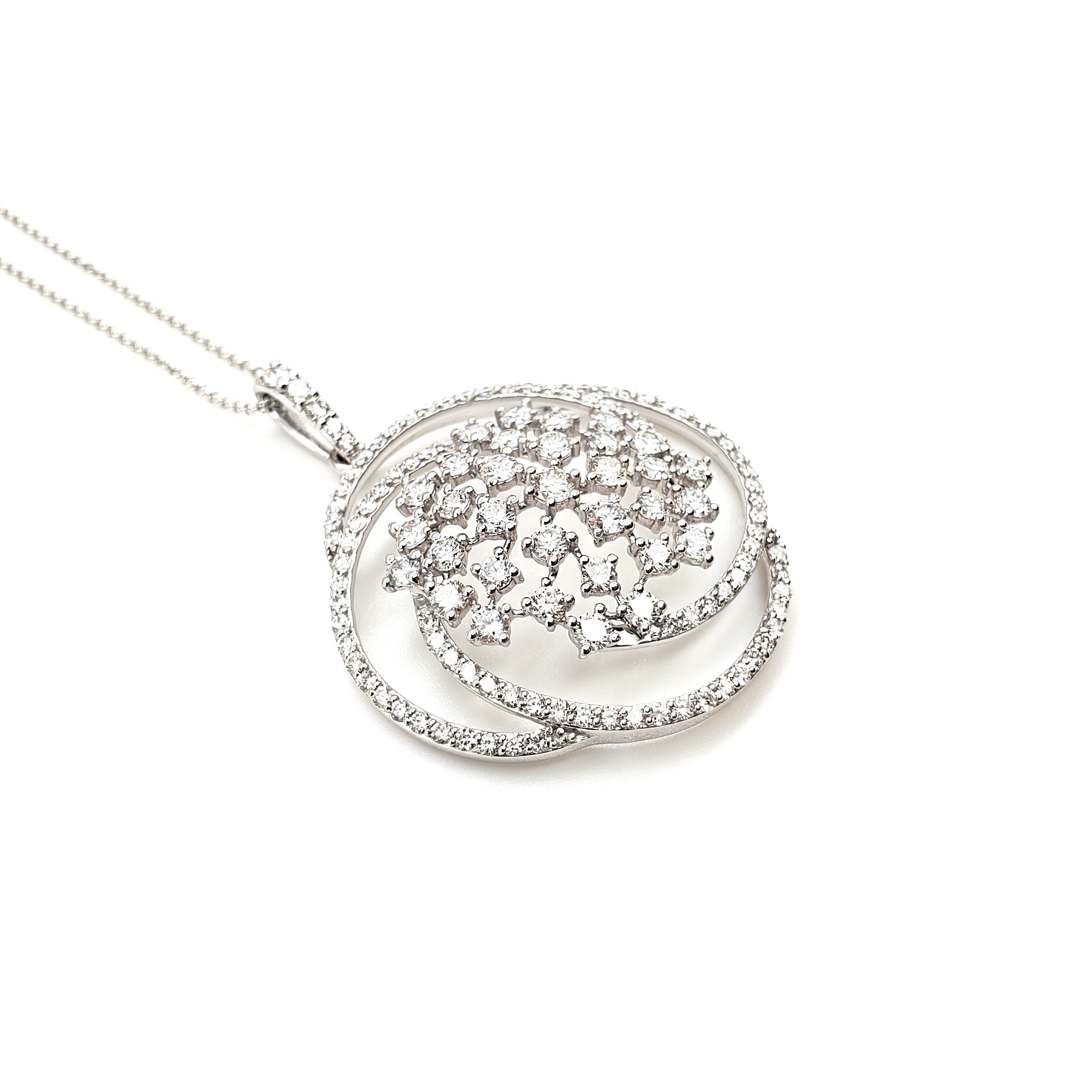 Cluster Diamond Pendant image 2