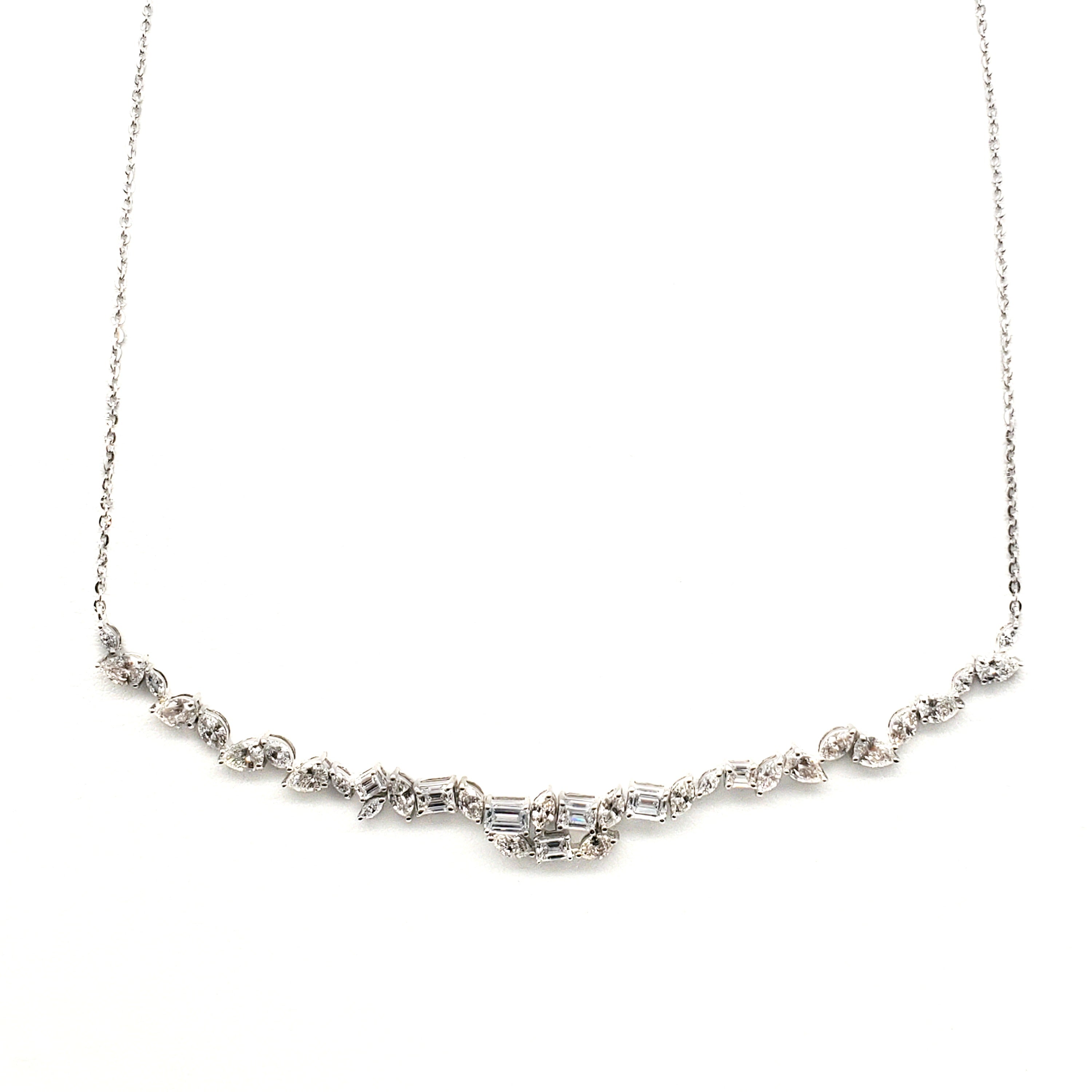 Fancy Shapes Diamond Necklace image 1