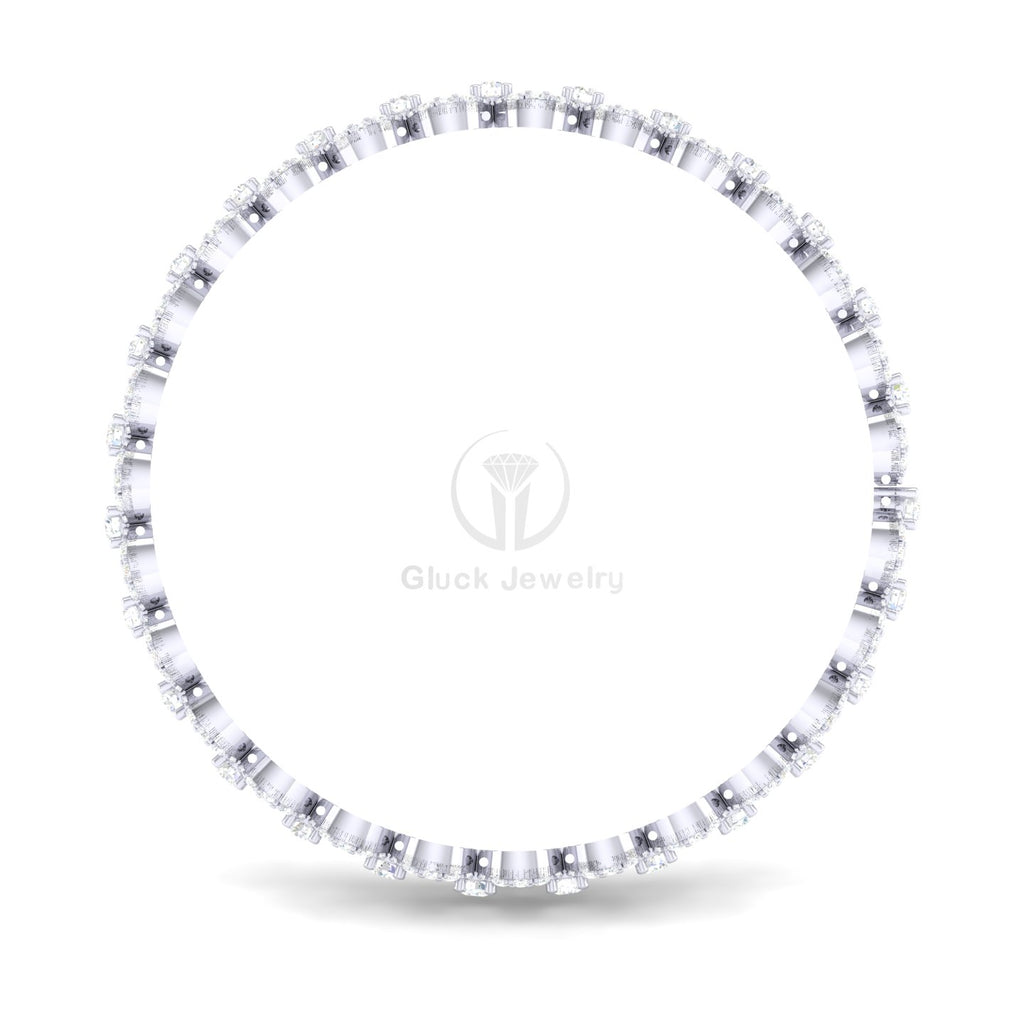 Circles with Round Diamond Bracelet image 3