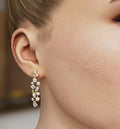 Fancy Shapes Cluster Diamond Dangle Earring image 0