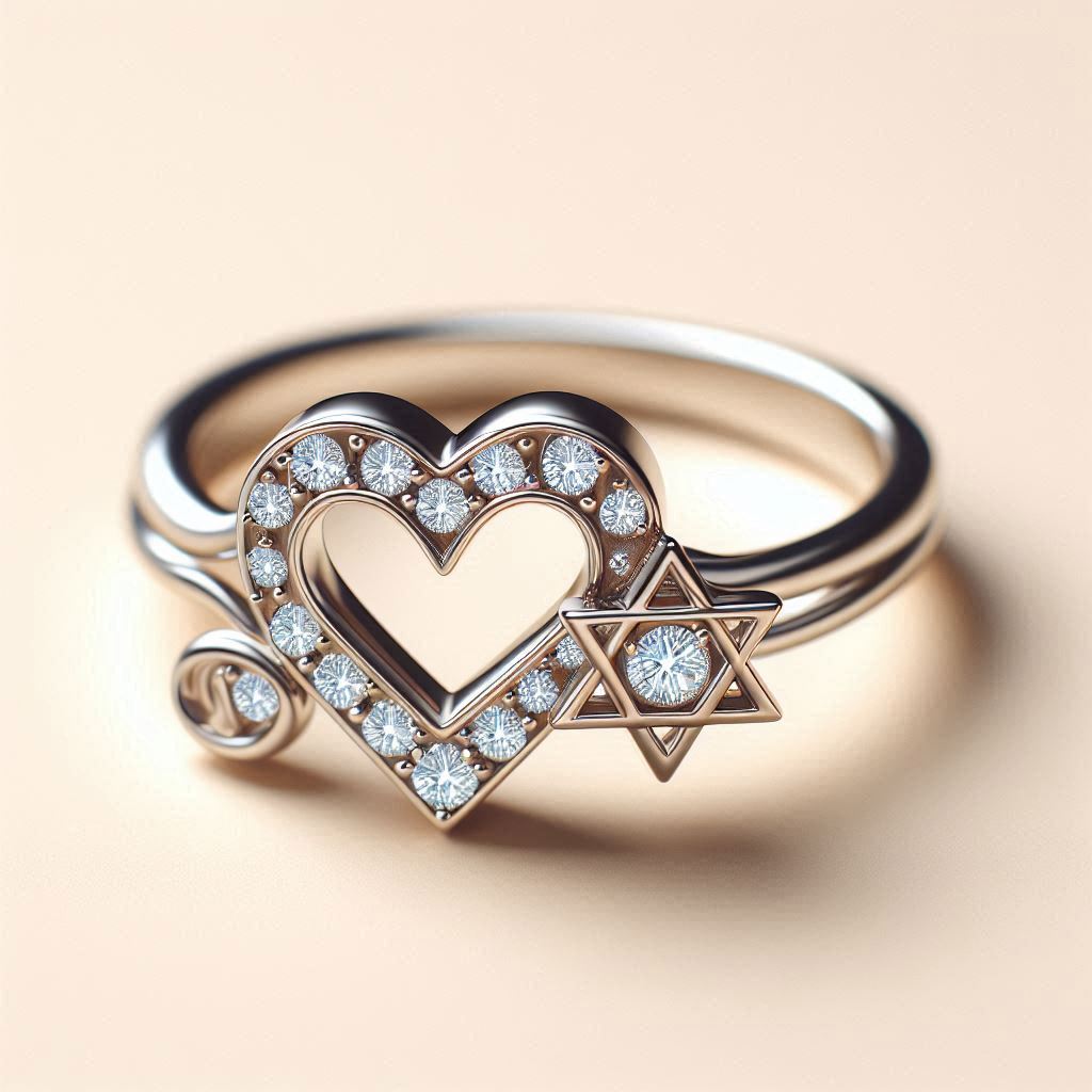 The star of David heart  image 0