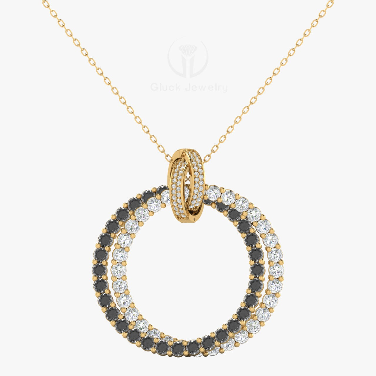 Double Circle Fancy Pendant image 7