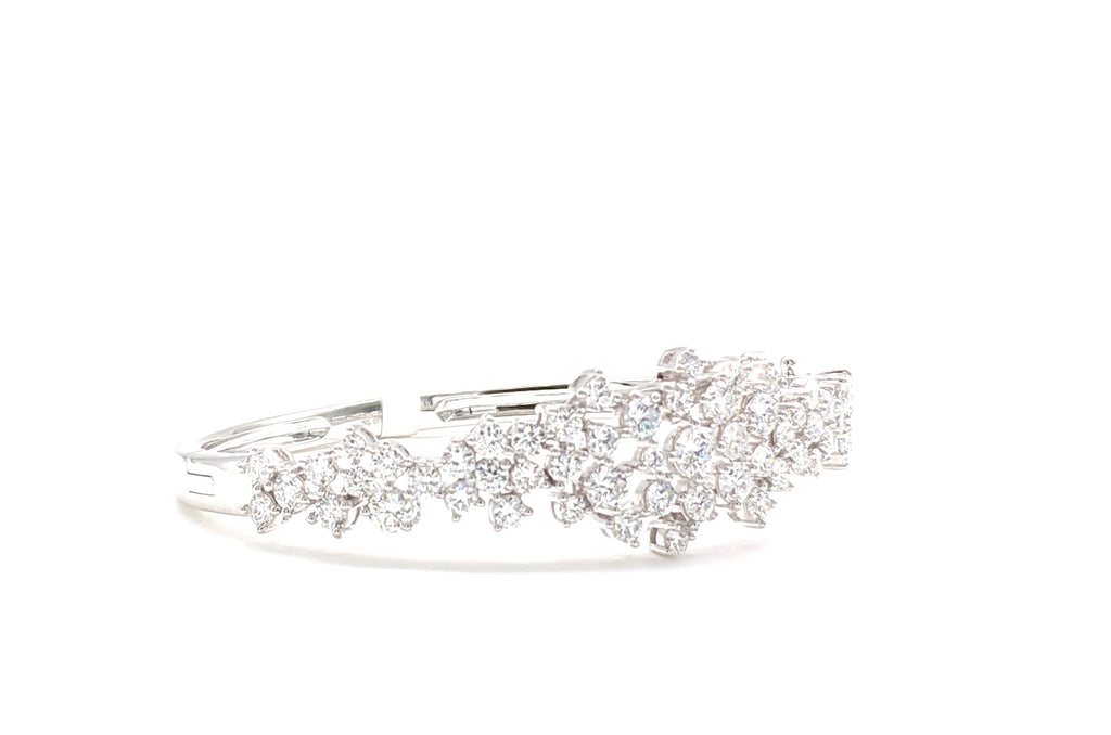 Diamond Cluster Fancy Bangle image 5