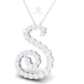 Spiral Diamond Pendant image 0