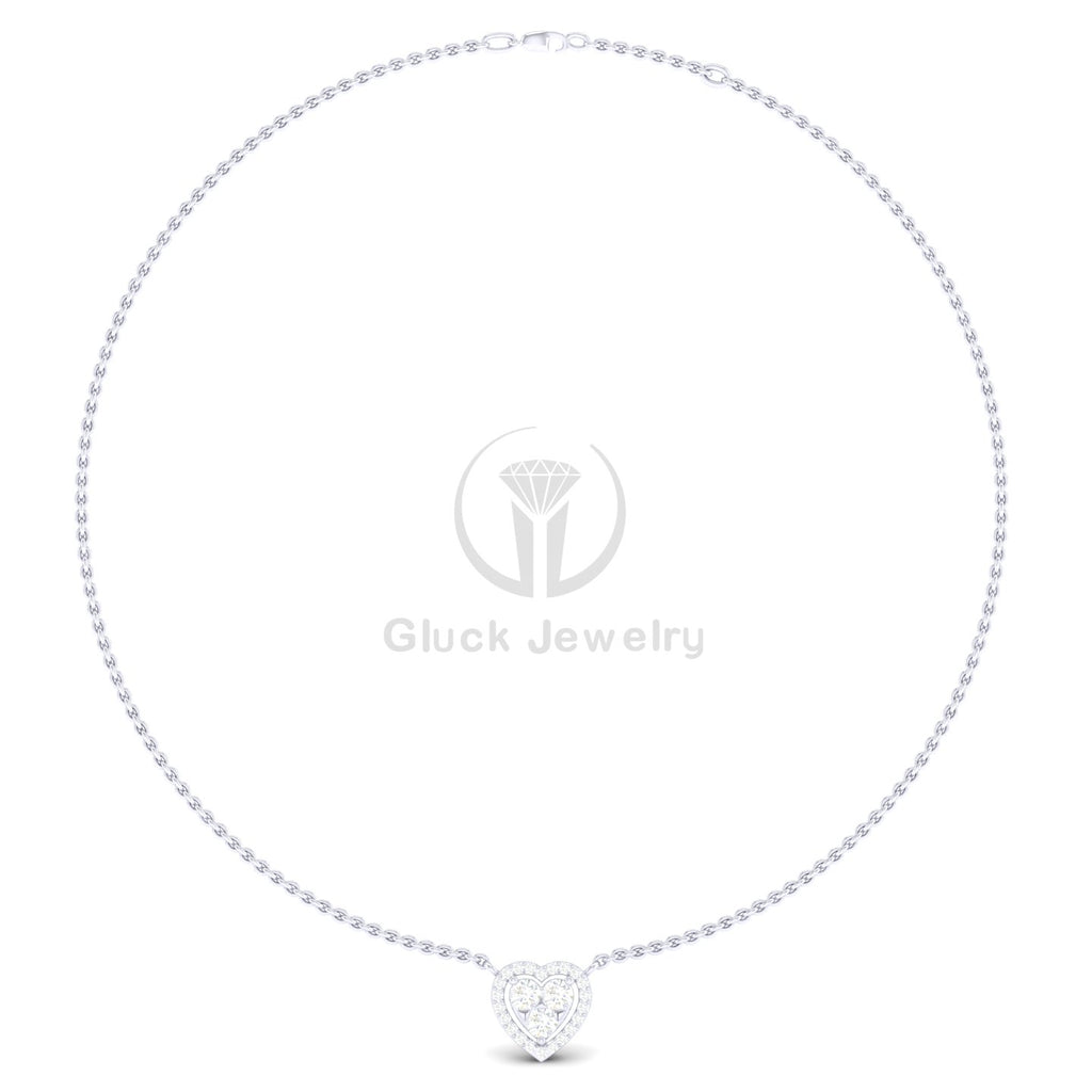 Halo Heart Pendant image 4