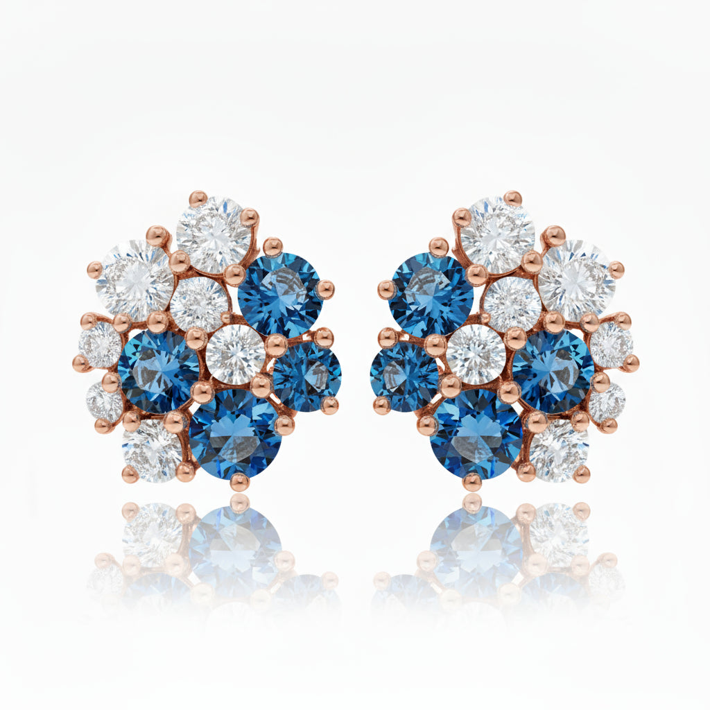Eternal Cluster Diamond Earring image 5