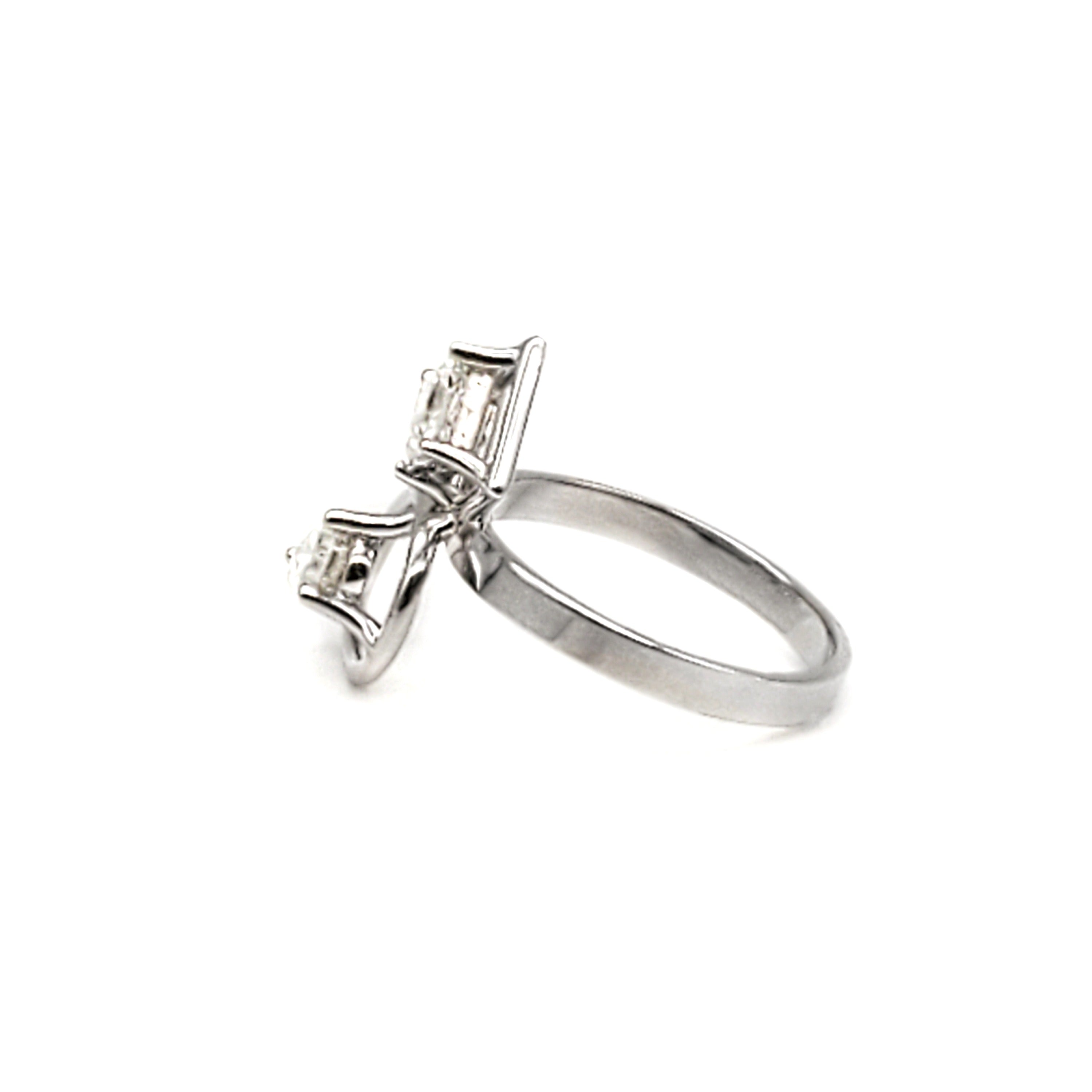 Pear and Princess Fancy Diamond Ring image 4