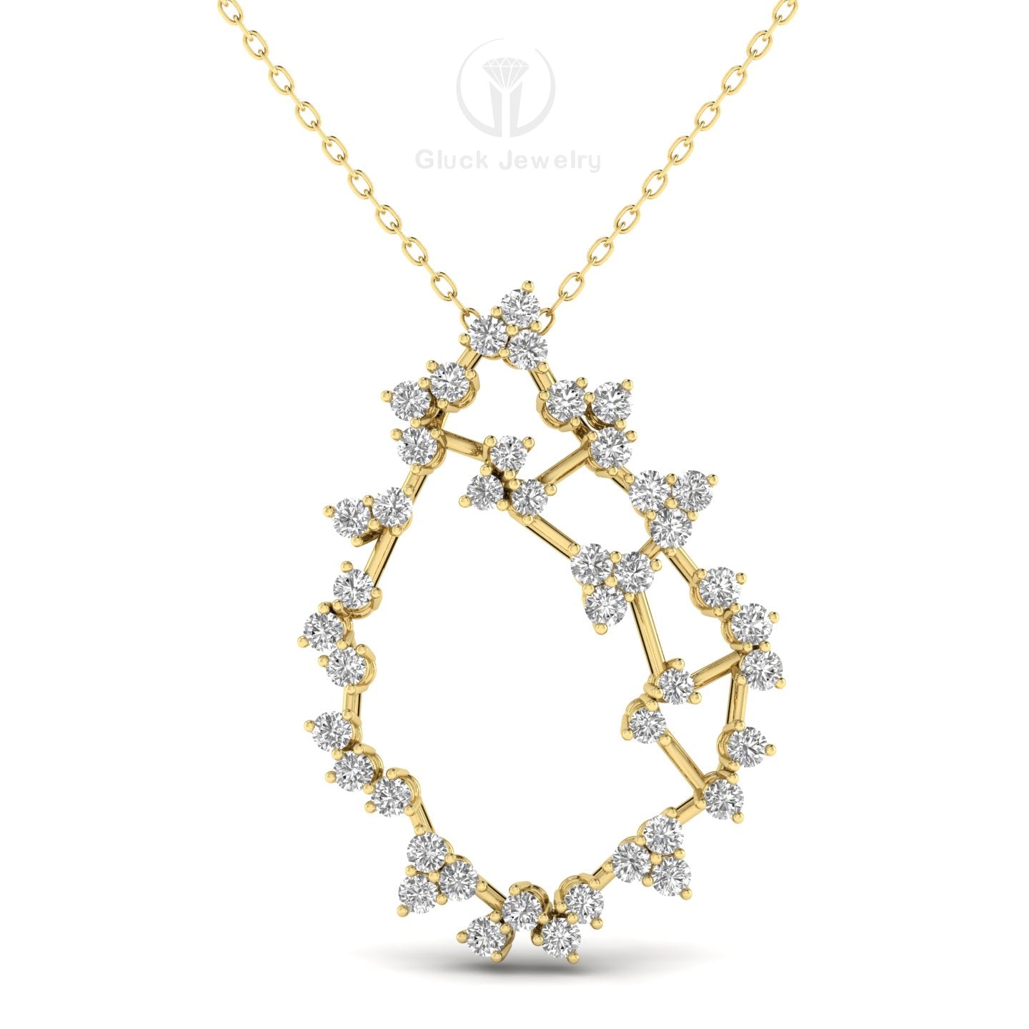 Abstract Fancy Pair Pendant image 6