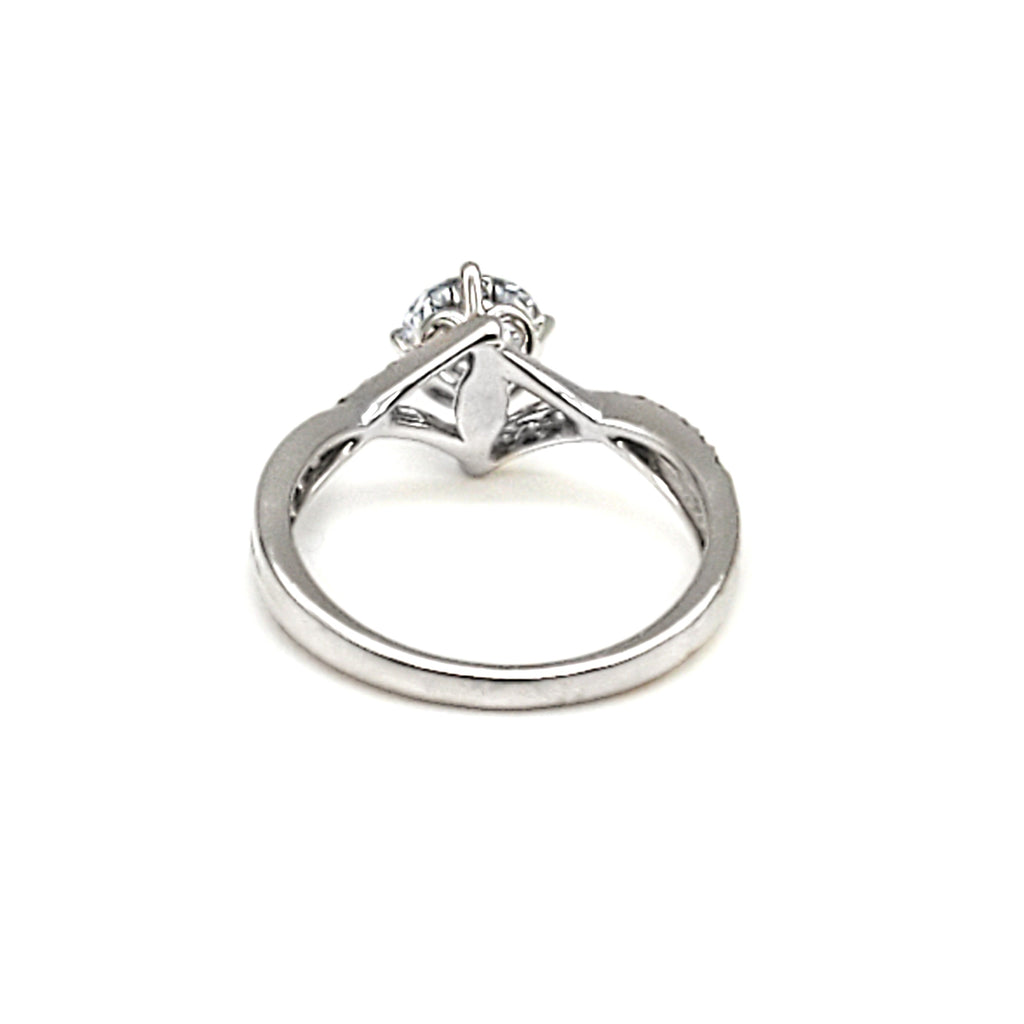 Criss Cross Engagement Ring image 2