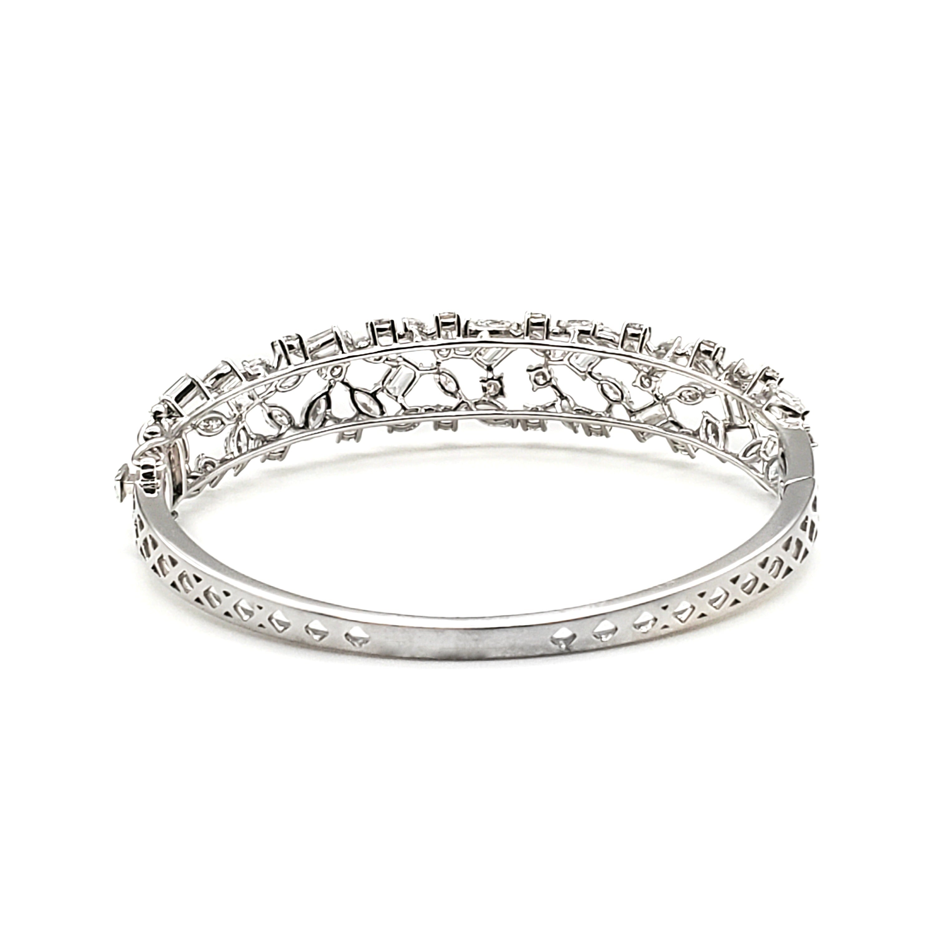 Fancy Shapes Mix Diamond Bangle image 4