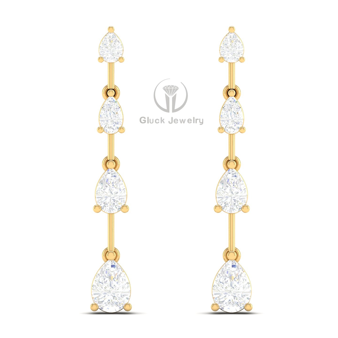 Pear Shape Drop Earring image 6