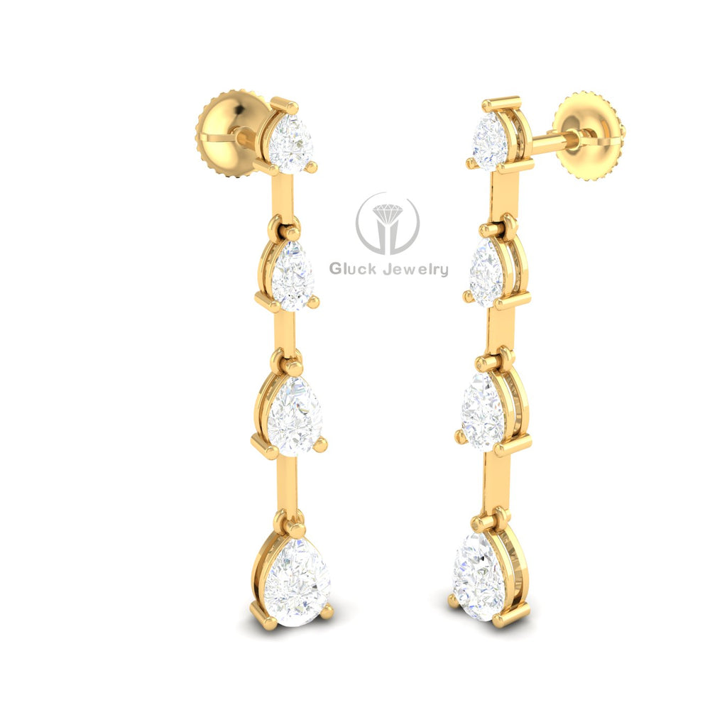 Pear Shape Drop Earring image 5