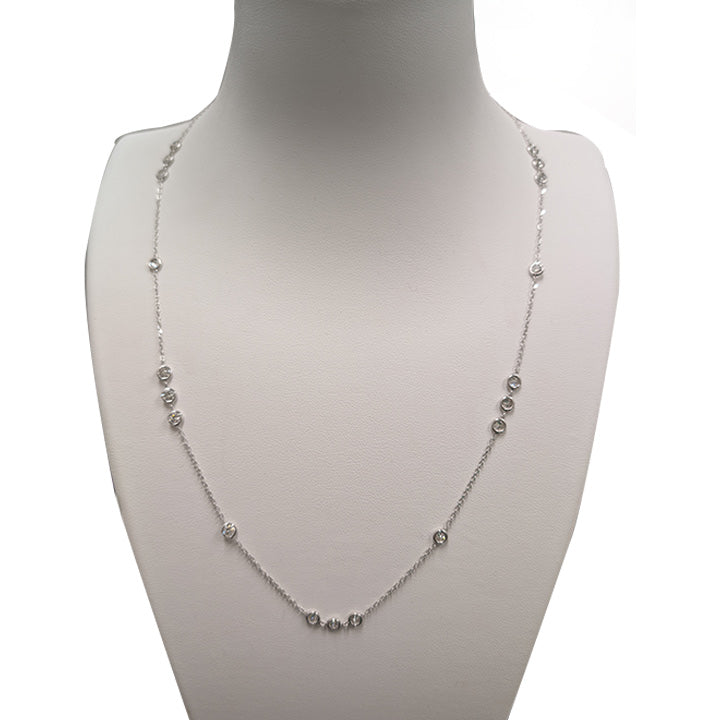 18" Diamond By Yard Necklace image 0