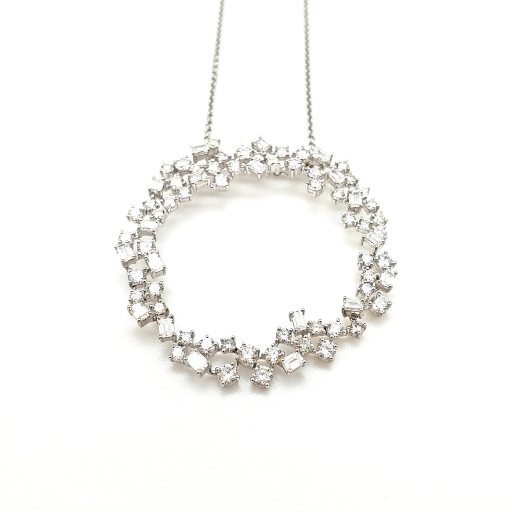 Full Moon Diamond Pendant image 2