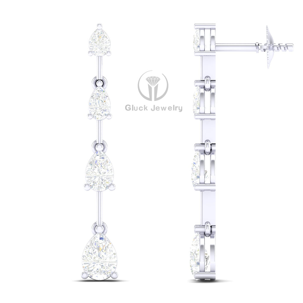 Pear Shape Drop Earring image 7