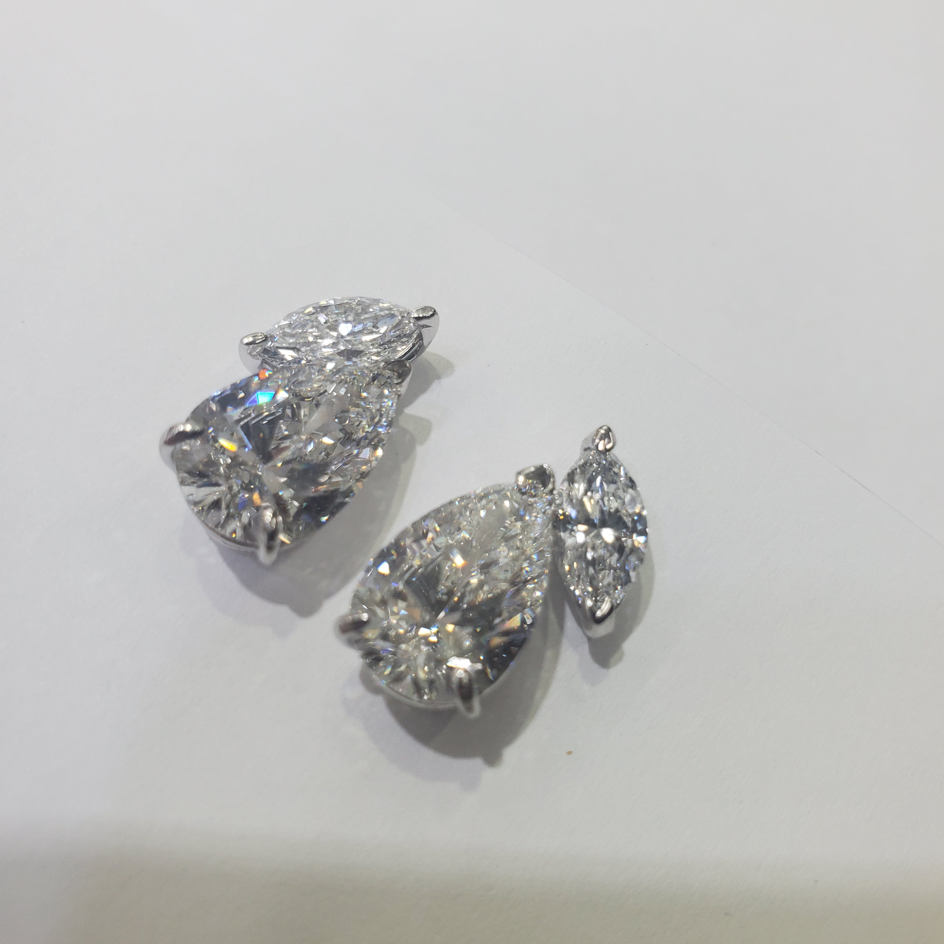 Flying Marquise and Pear Stud Earring image 11