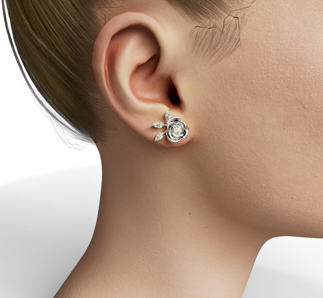 Rose earrings  image 5