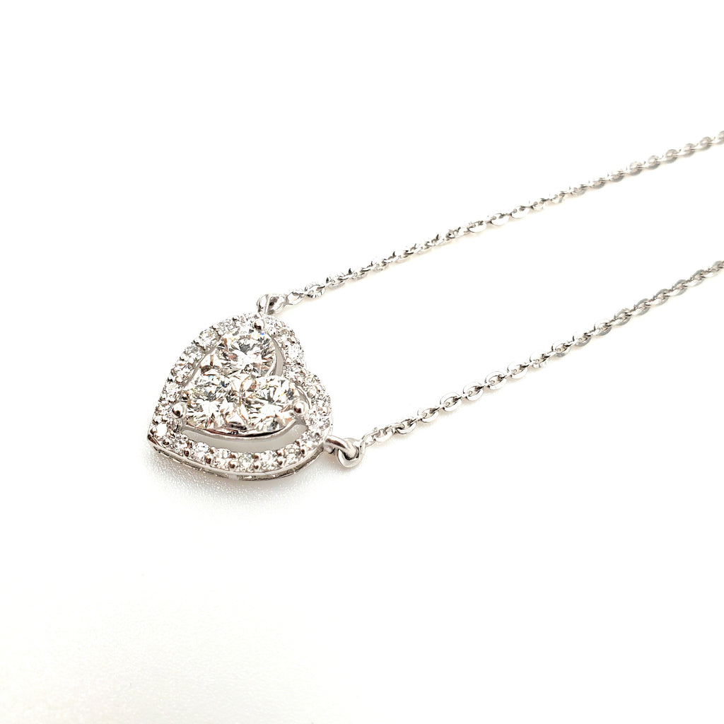 Halo Heart Pendant image 1