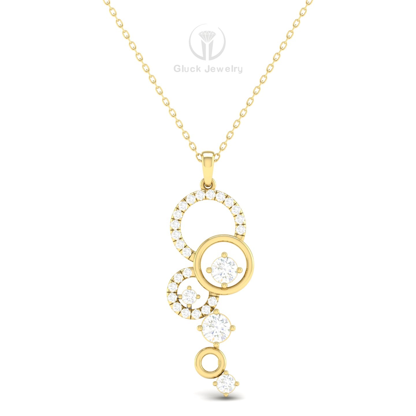 Circle Drop Dangling Pendant image 6