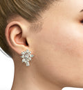 Marquise and Pear Diamond Stud Earring image 0