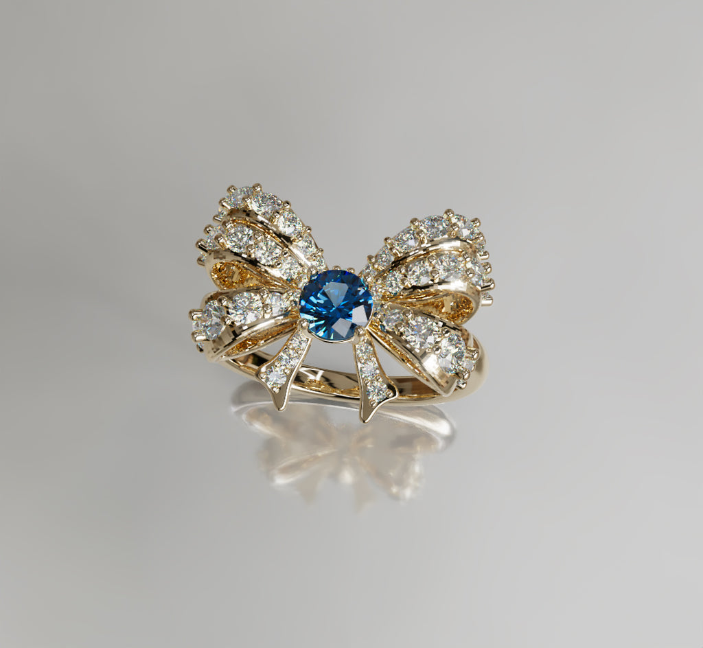Knot Fancy Diamond Ring image 9