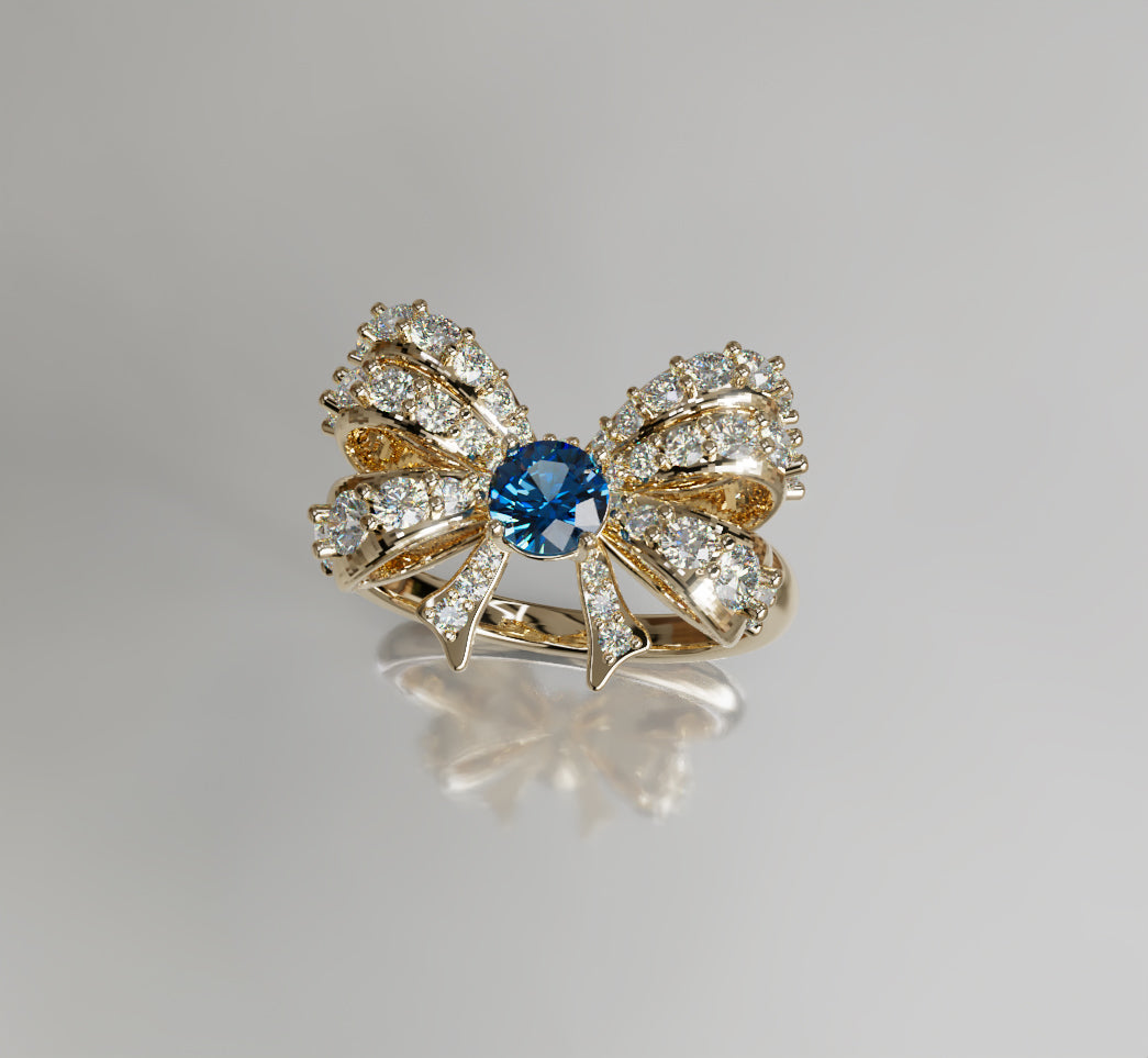 Knot Fancy Diamond Ring image 9