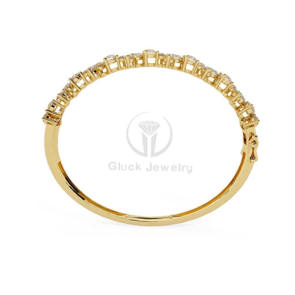 Elegant and Simple Diamond Bangle image 4