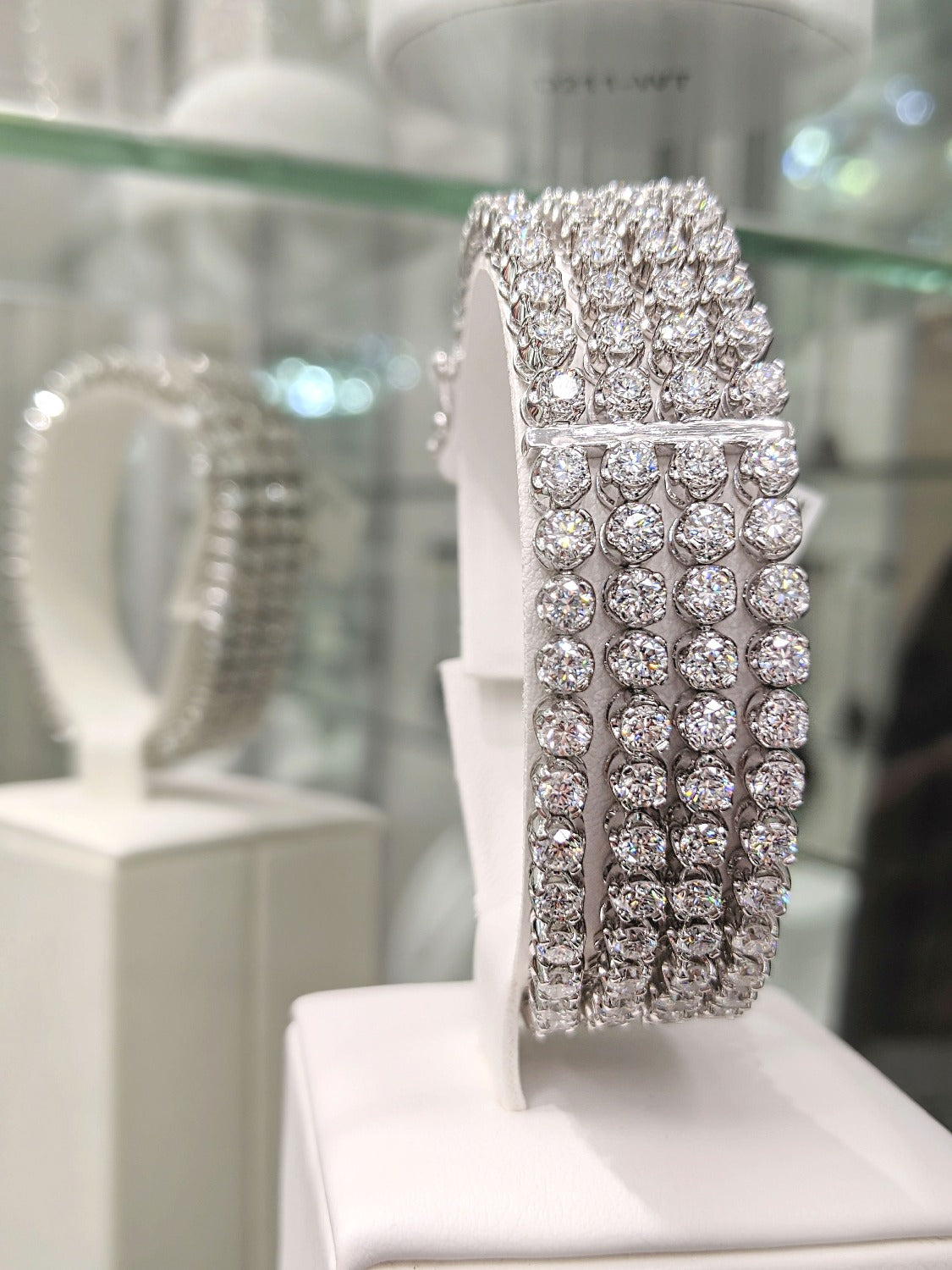 Four Row Tennis Diamond Bracelet image 0