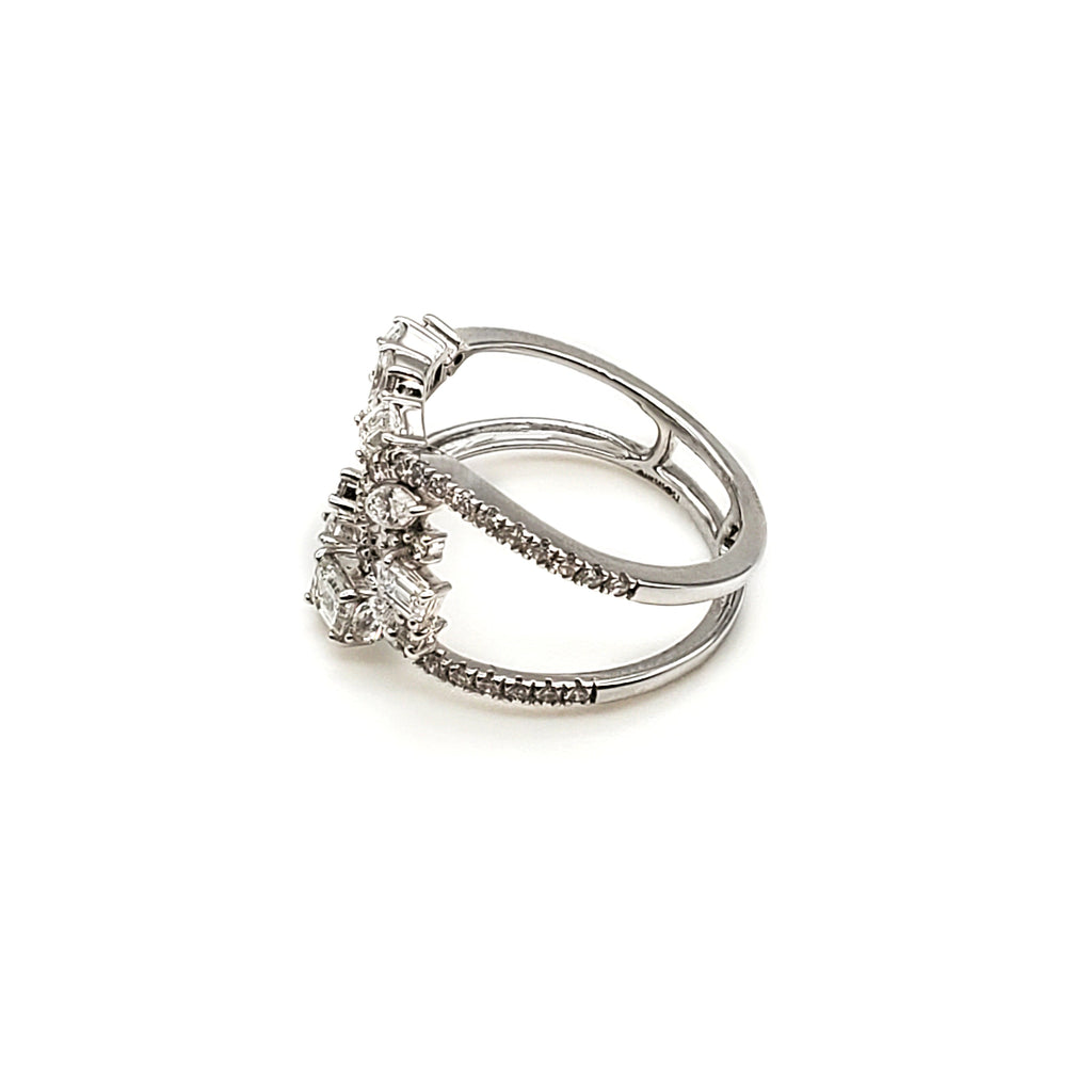 Infinity Shape Diamond Ring image 1