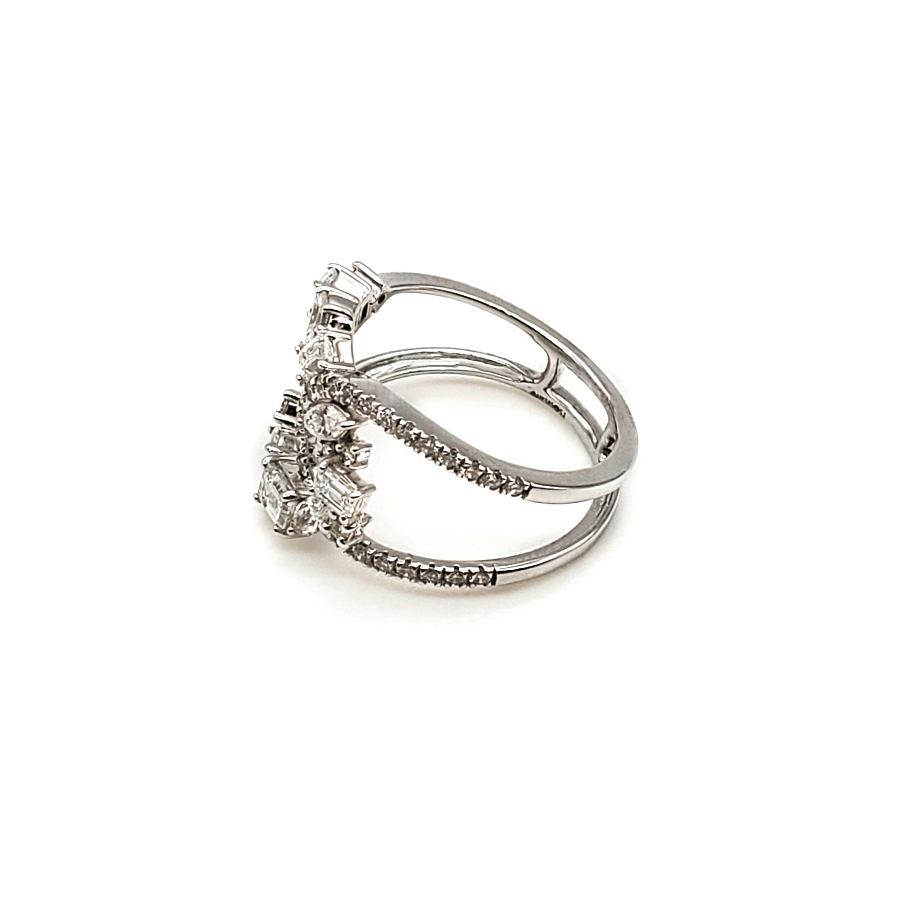 Infinity Shape Diamond Ring image 1