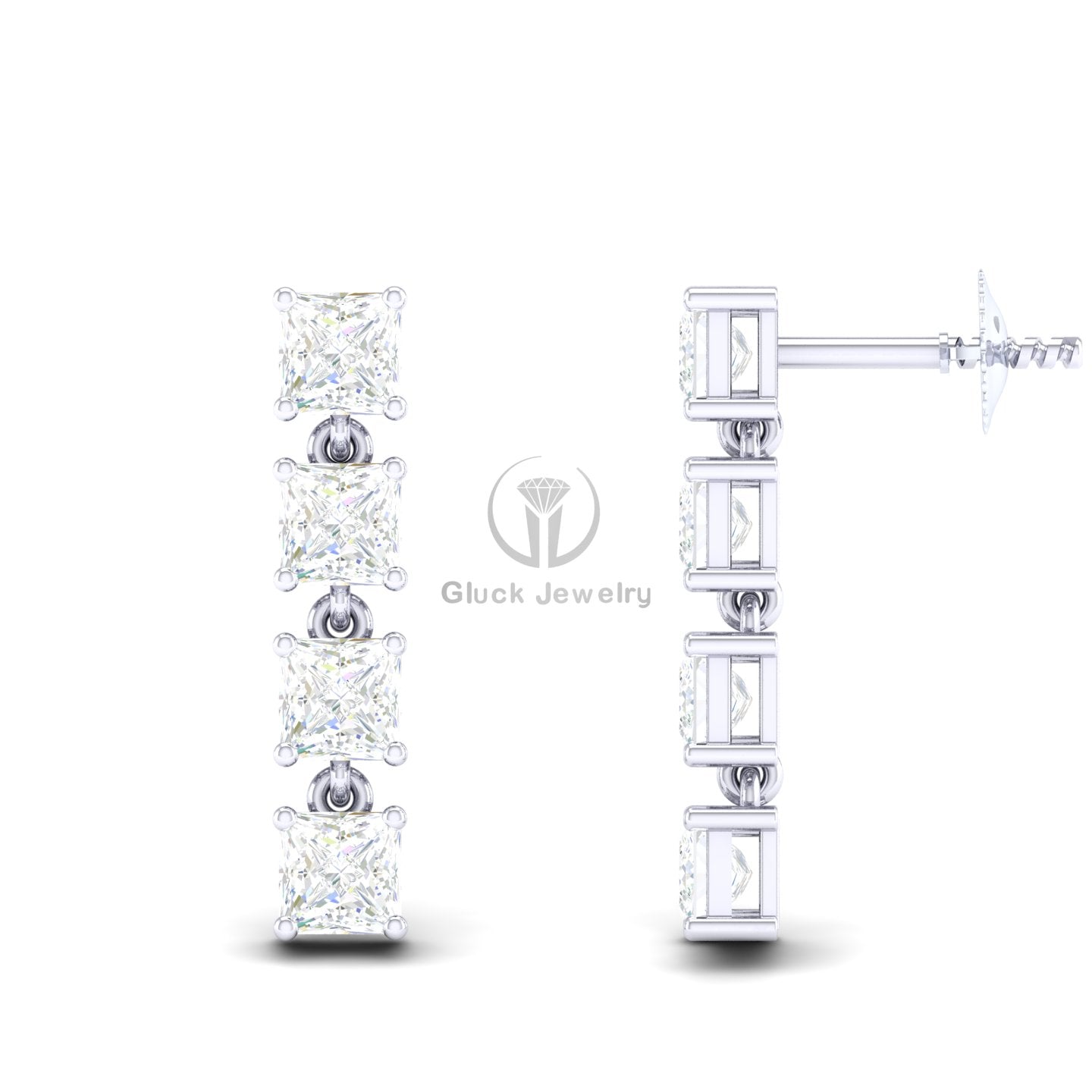 Princess Drop Earring image 5