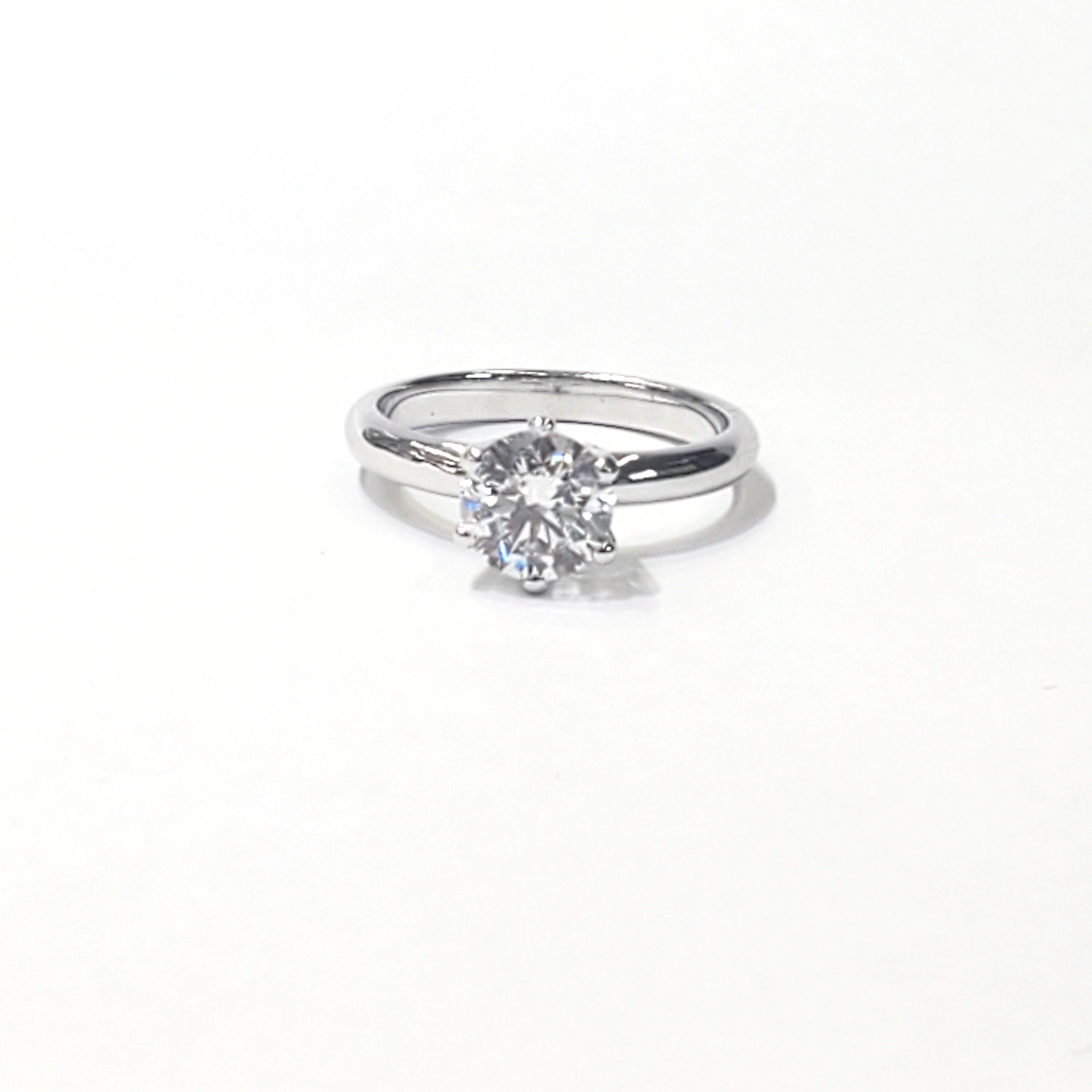 Six Prong Solitaire Engagement Ring image 1