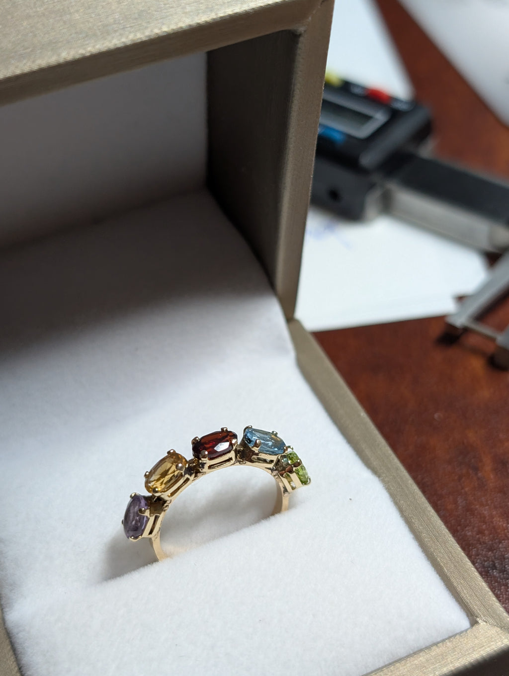 5-Half Carat Oval Color Stone Ring image 7