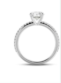 Classic Diamond Engagement Ring image 2